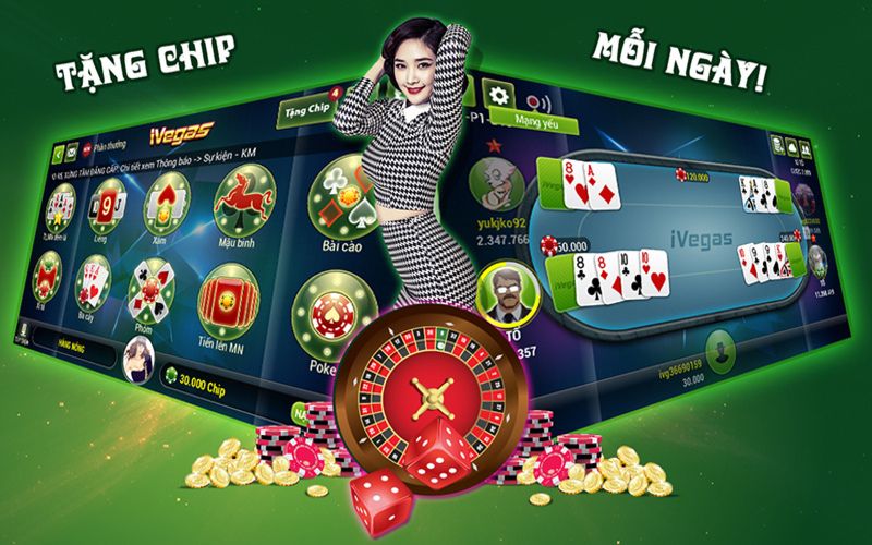 Giao diện của game bài cực bắt mắt